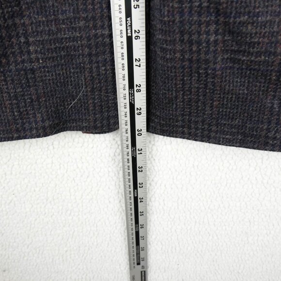 Vintage Blazer Mens 48R Black Gray Gardiner Of Selkirk Two Button Vented 80s 90s - Picture 7 of 16